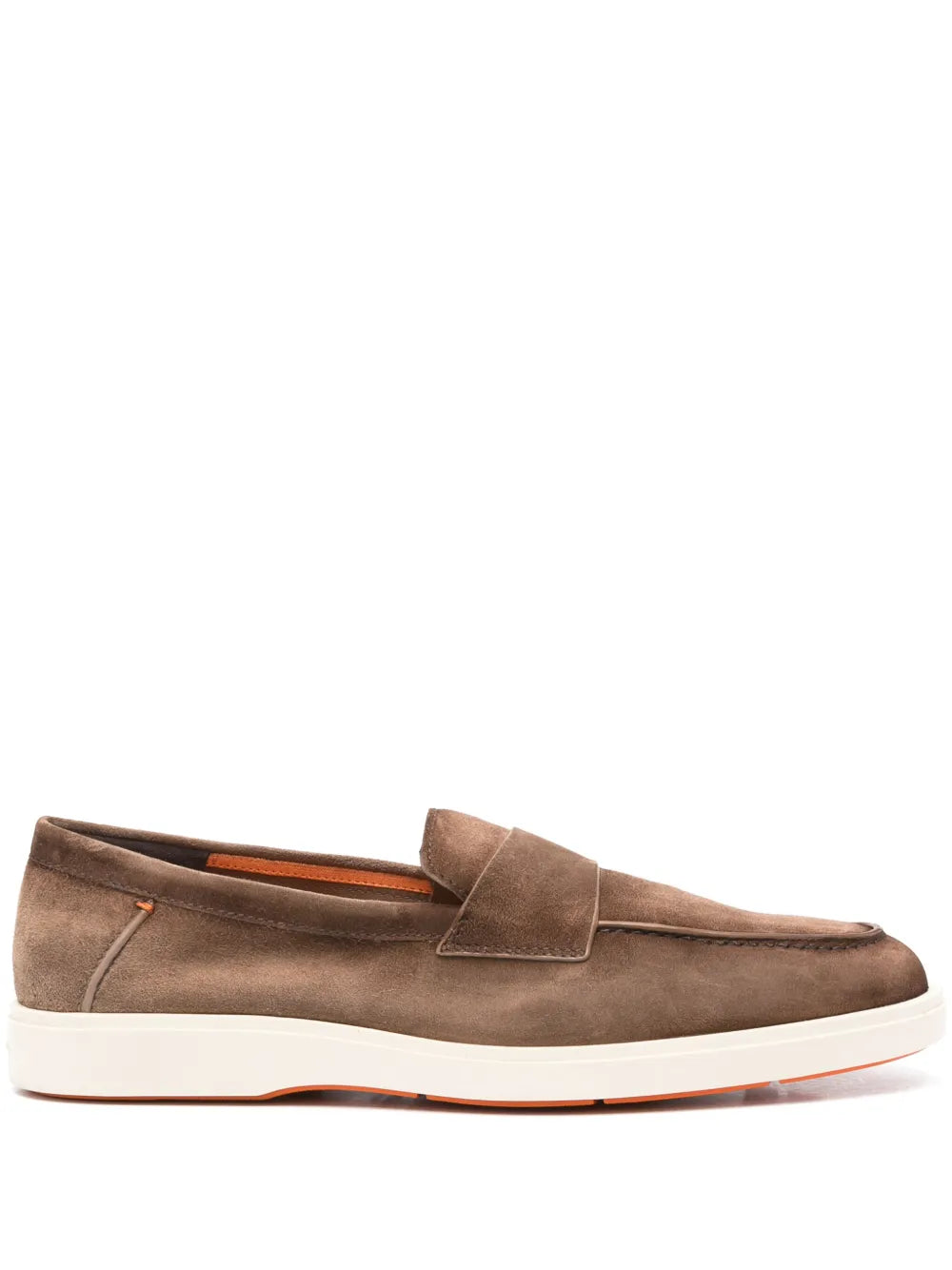 Santoni suede loafers