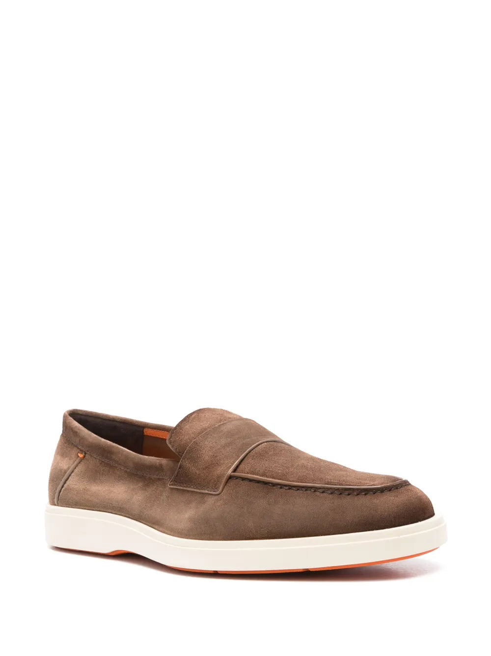 Santoni suede loafers