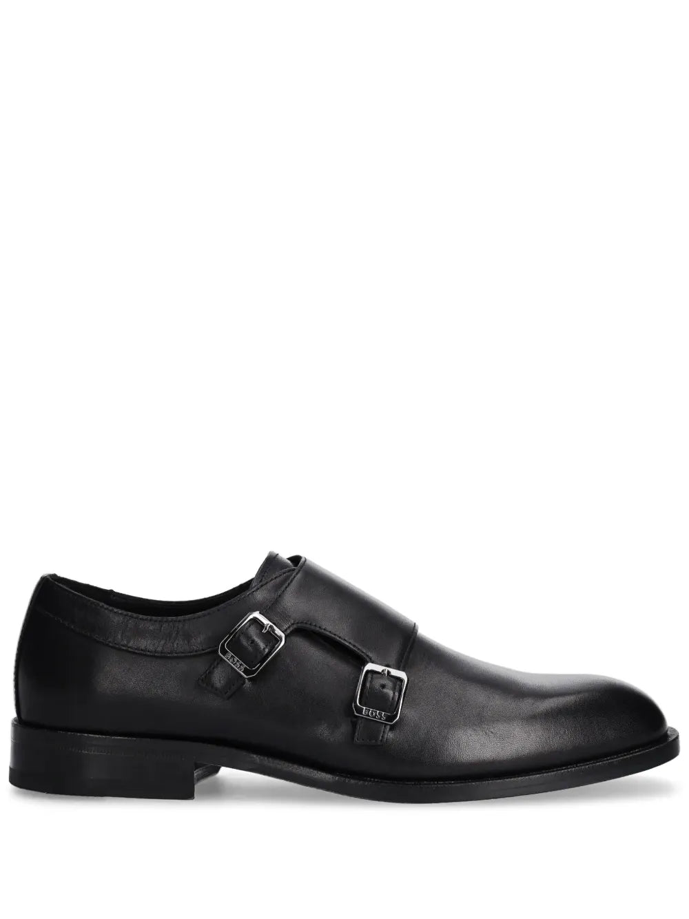 BOSS leather monk shoes