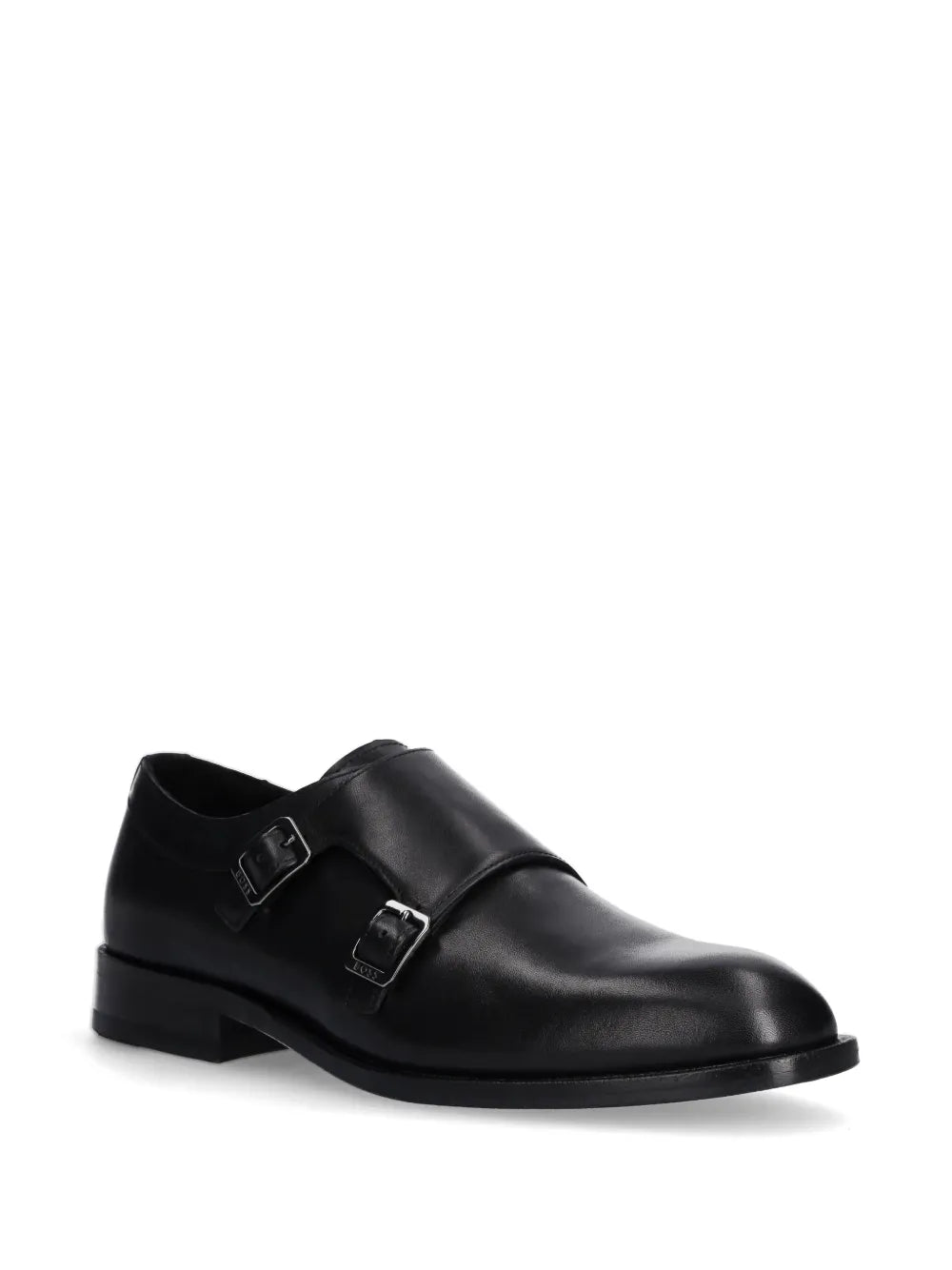 BOSS leather monk shoes