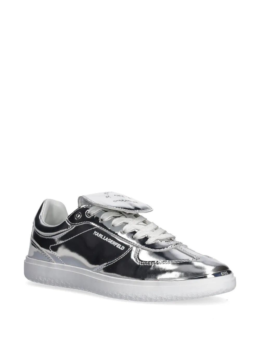 Karl Lagerfeld metallic-effect sneakers