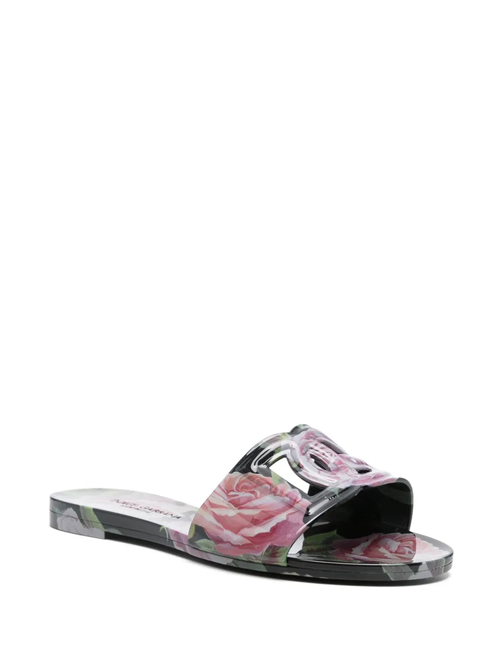 Dolce & Gabbana floral-print slides