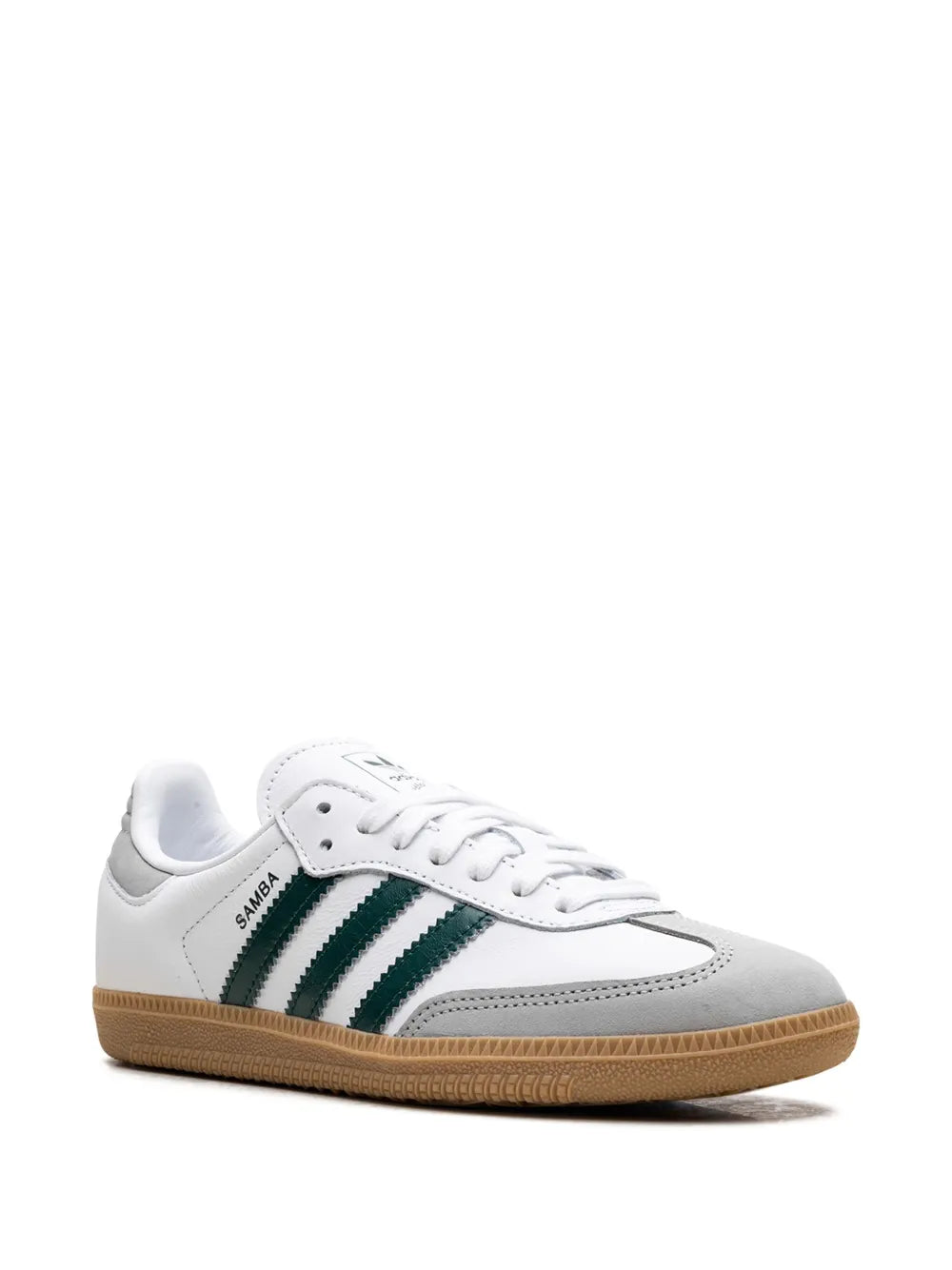 adidas Samba OG "Cloud White/Collegiate Green/Grey Two/Gum" sneakers