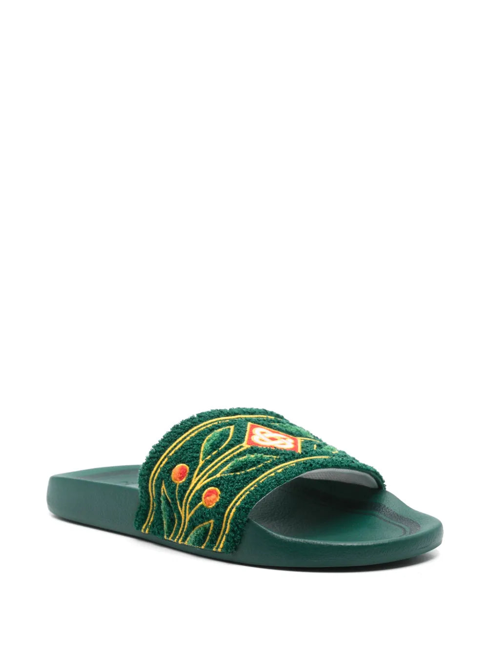 Casablanca embroidered slides
