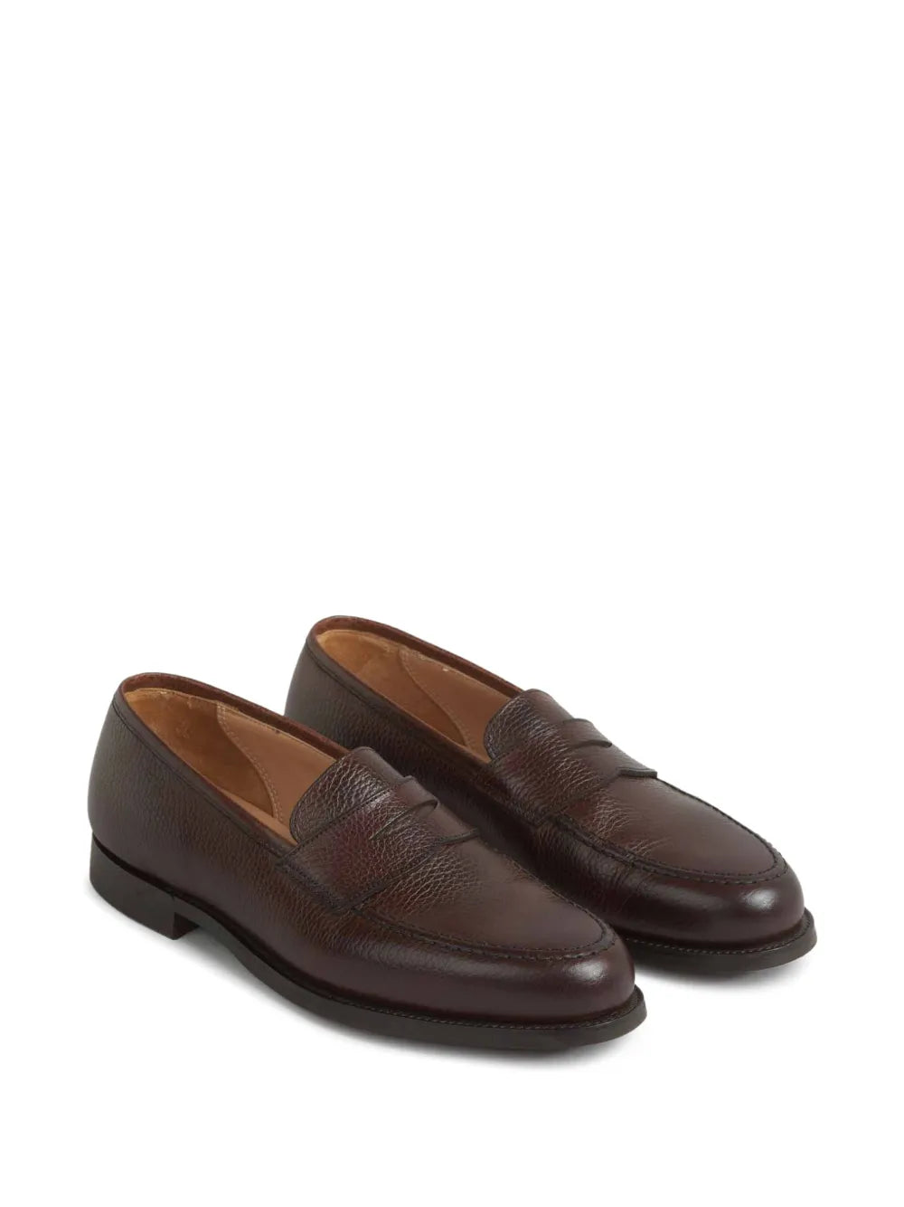 Crockett & Jones leather loafers