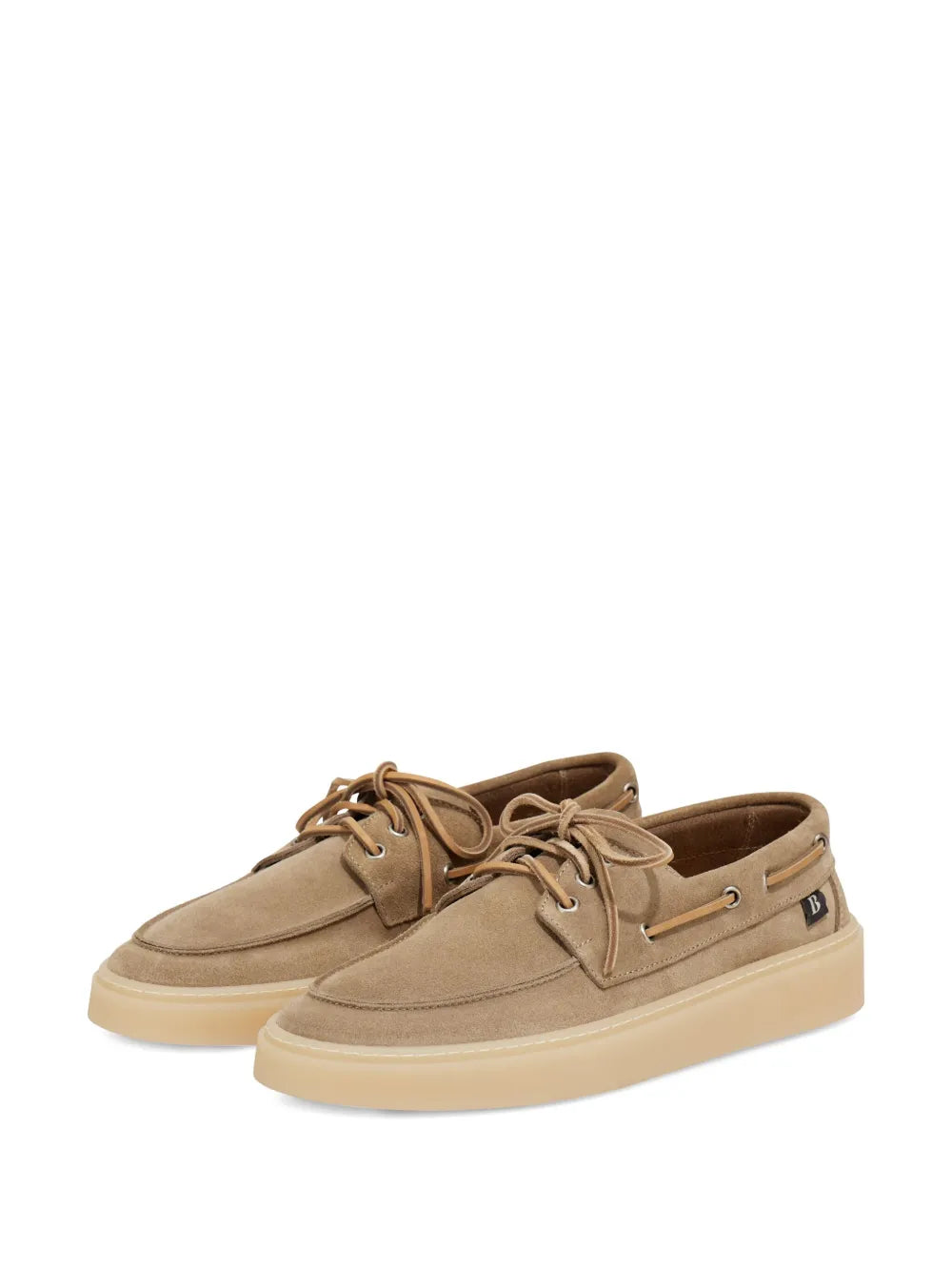 Boggi Milano suede boat shoes