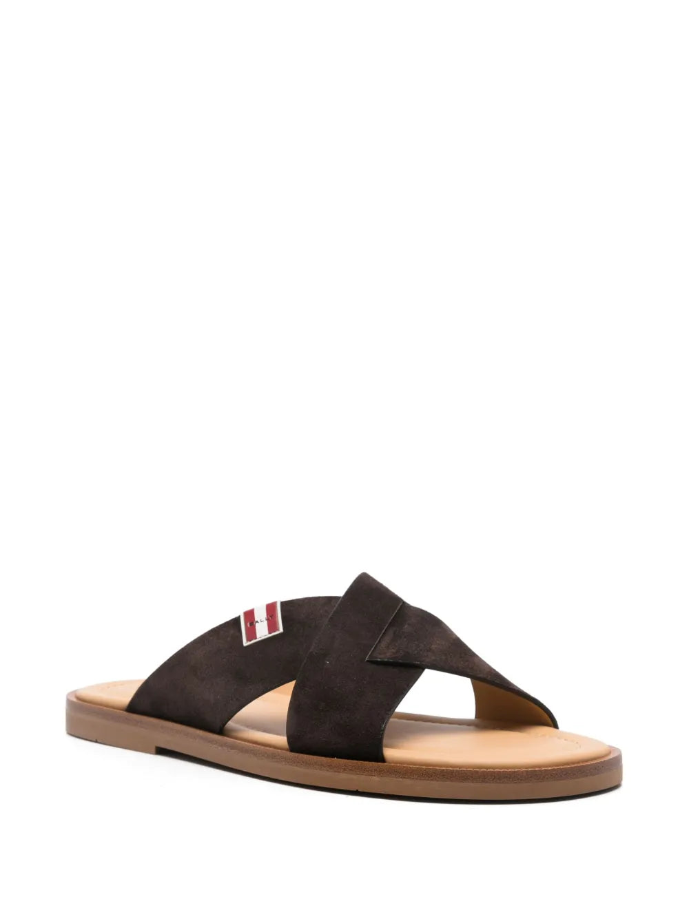 Bally leather slides