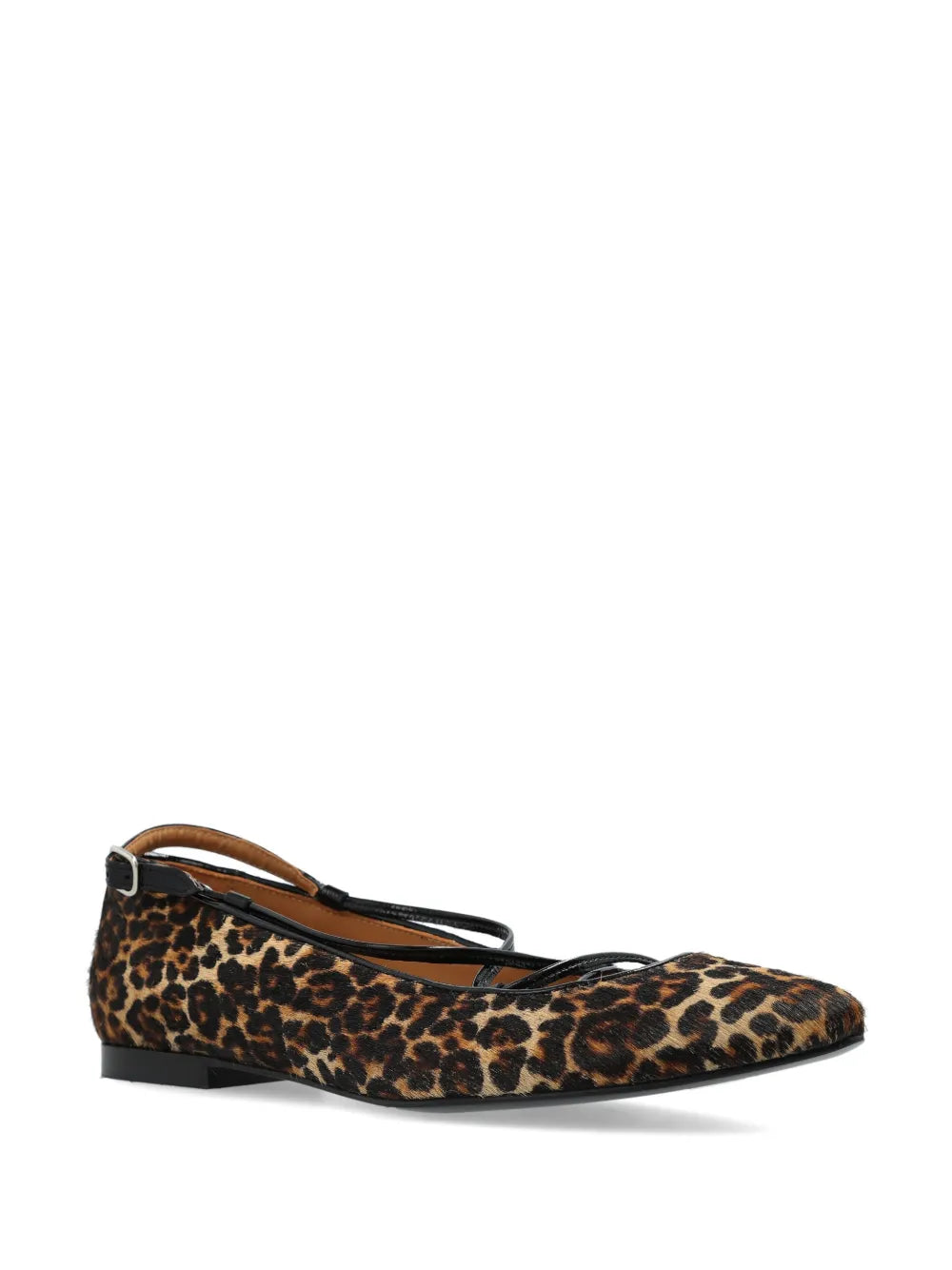 A.P.C. leopard-print ballerina shoes