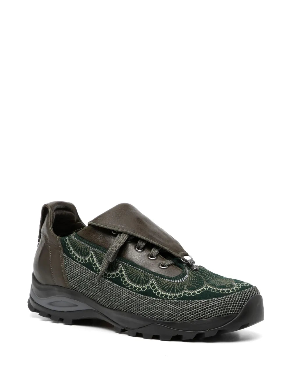 Kiko Kostadinov embroidered lace-up shoes