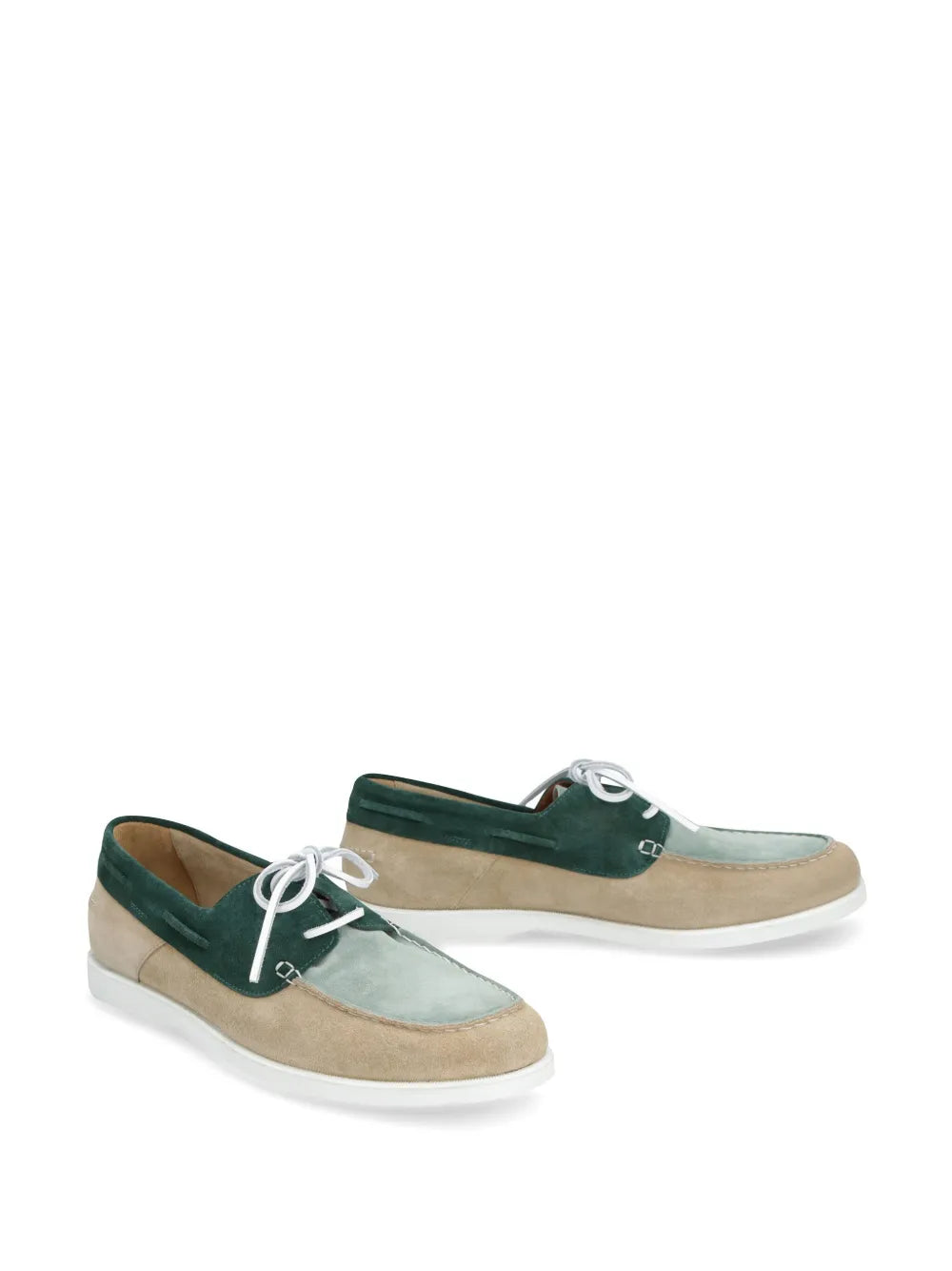 Doucal's suede boat shoes