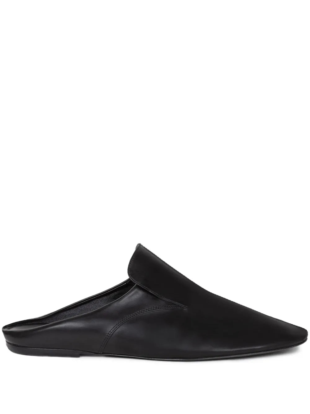 DRIES VAN NOTEN paneled leather mules