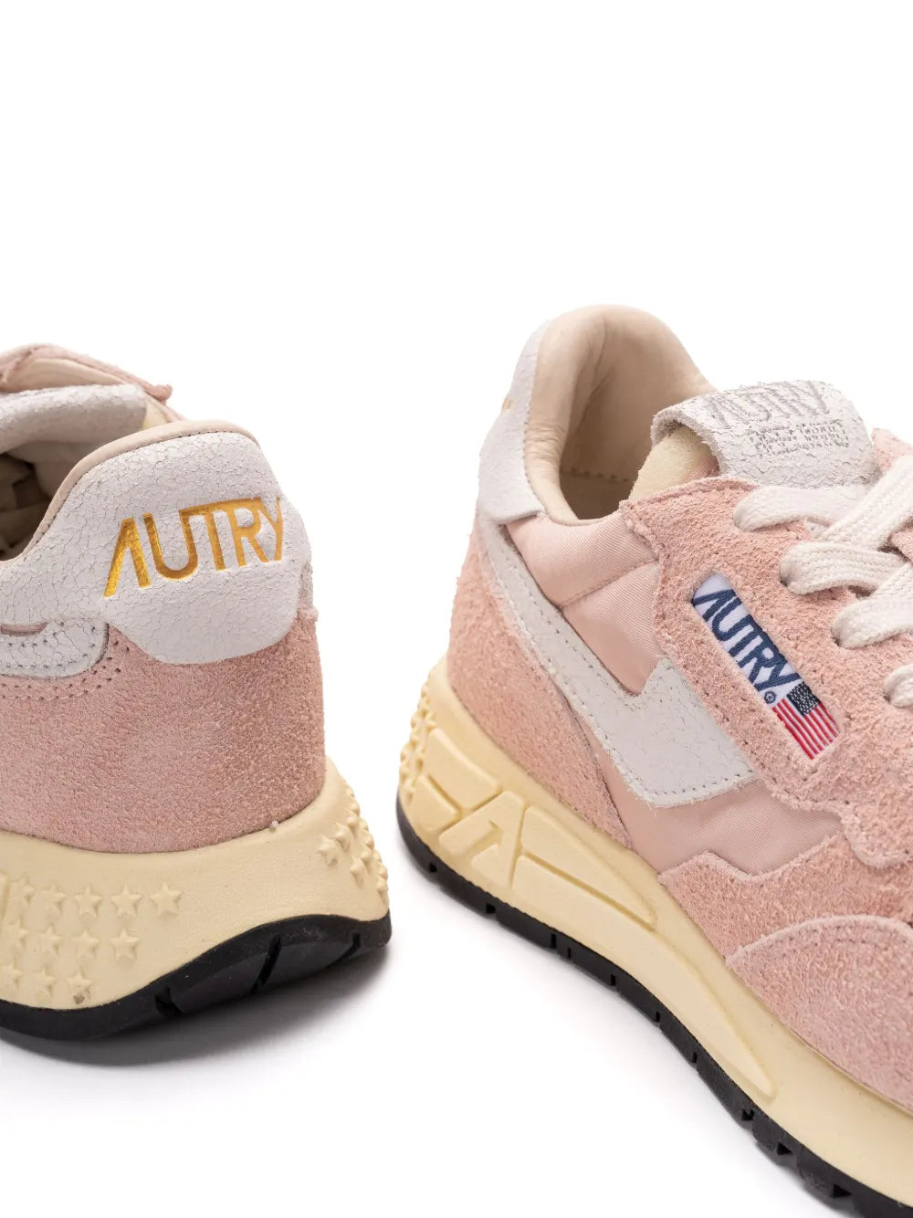 Autry logo-print trainers