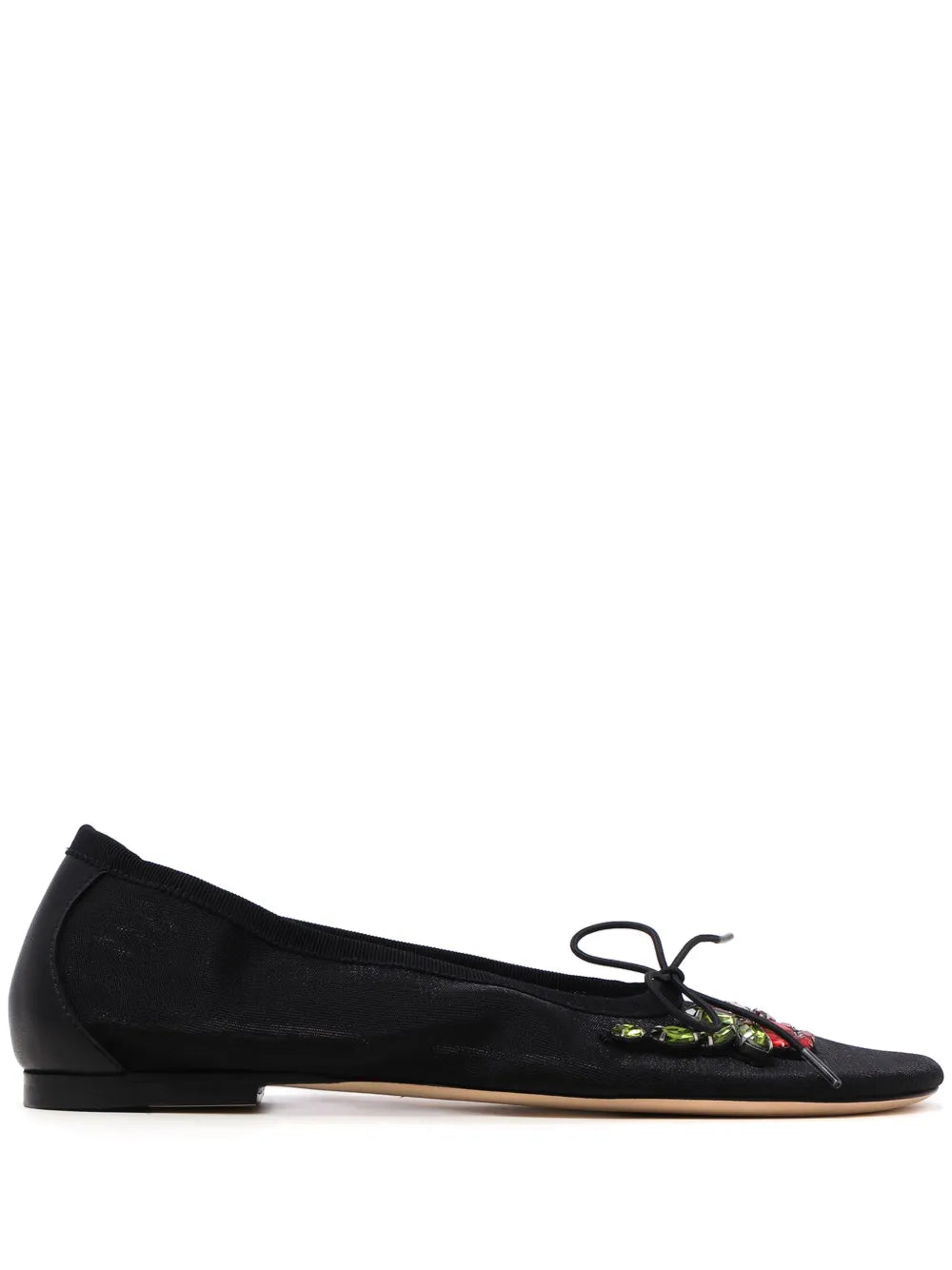 Simone Rocha crystal-embellished ballet flats