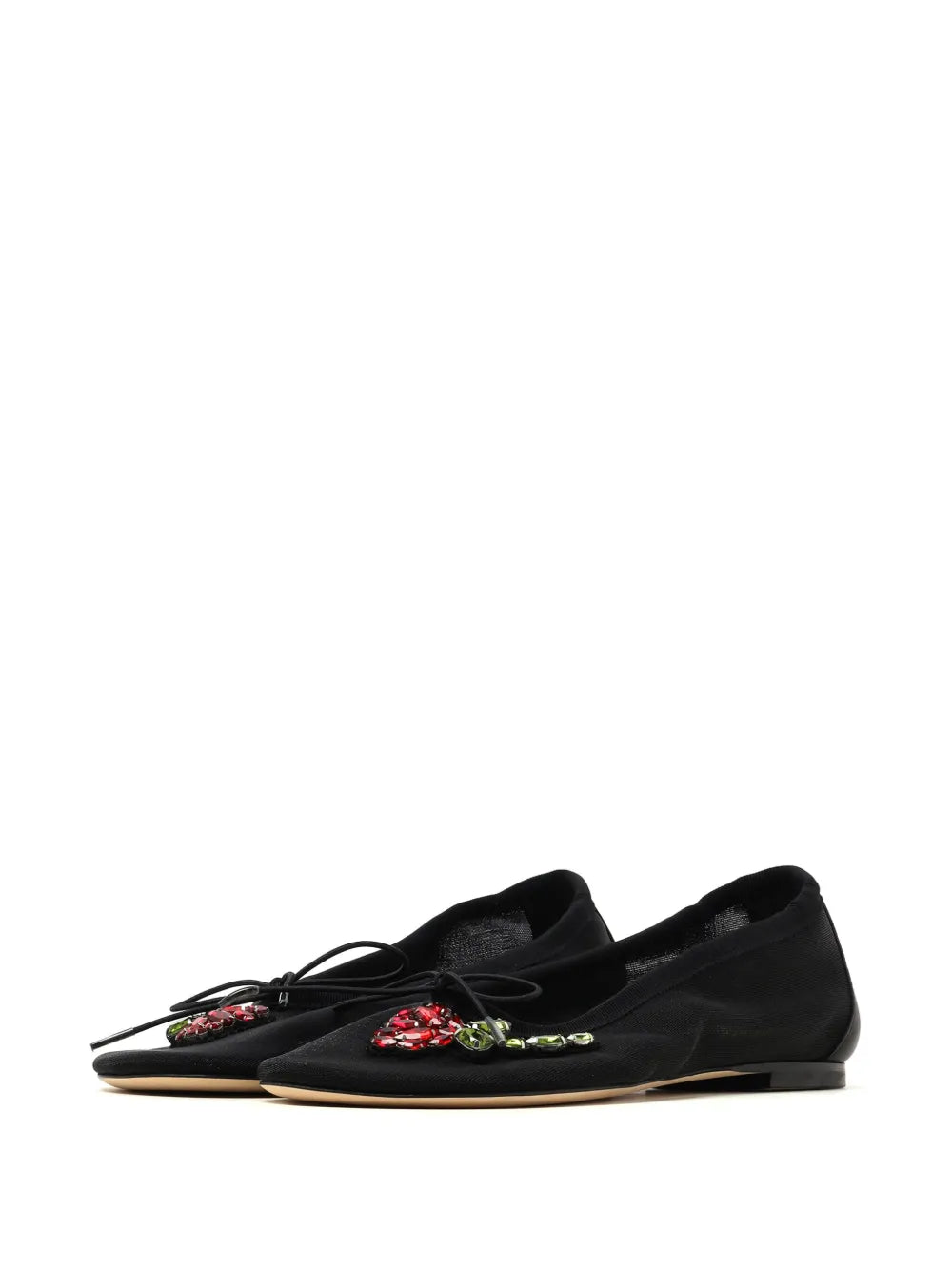 Simone Rocha crystal-embellished ballet flats