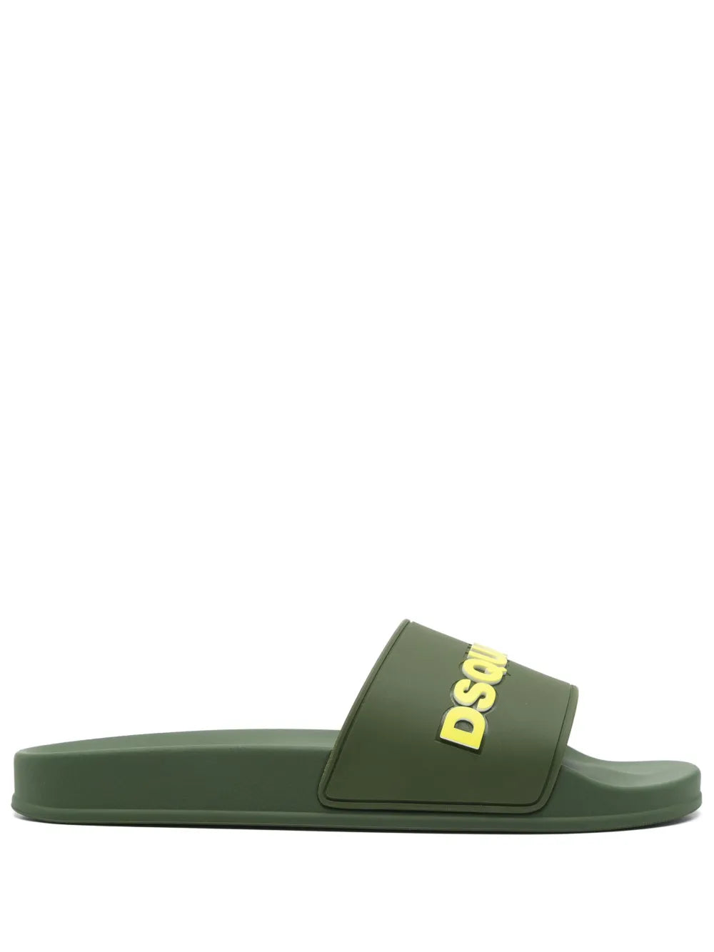 DSQUARED2 raised-logo slides
