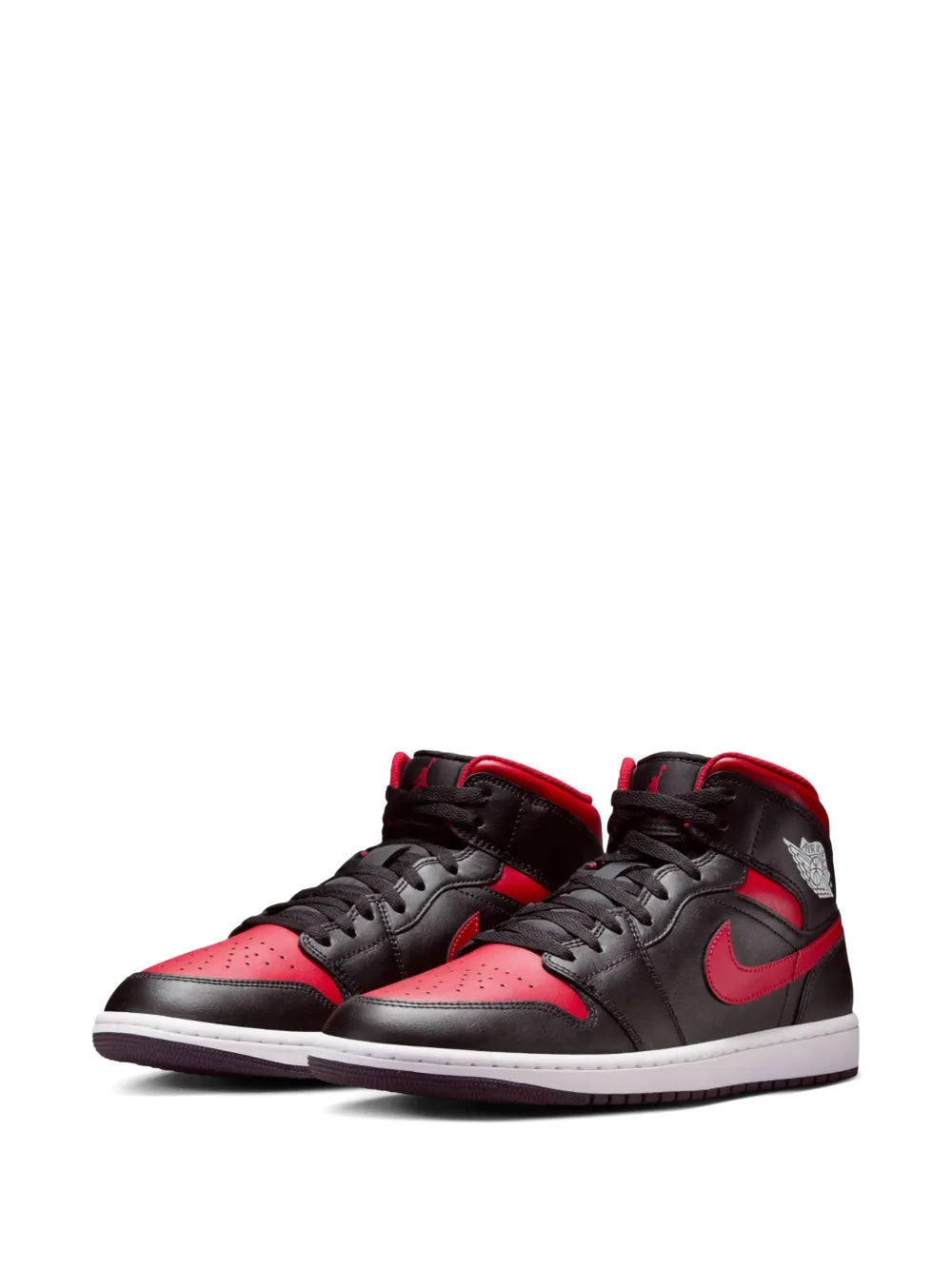 Jordan Jordan 1 Mid "Bred Twist - Black/Varsity Red/Summit White" sneakers