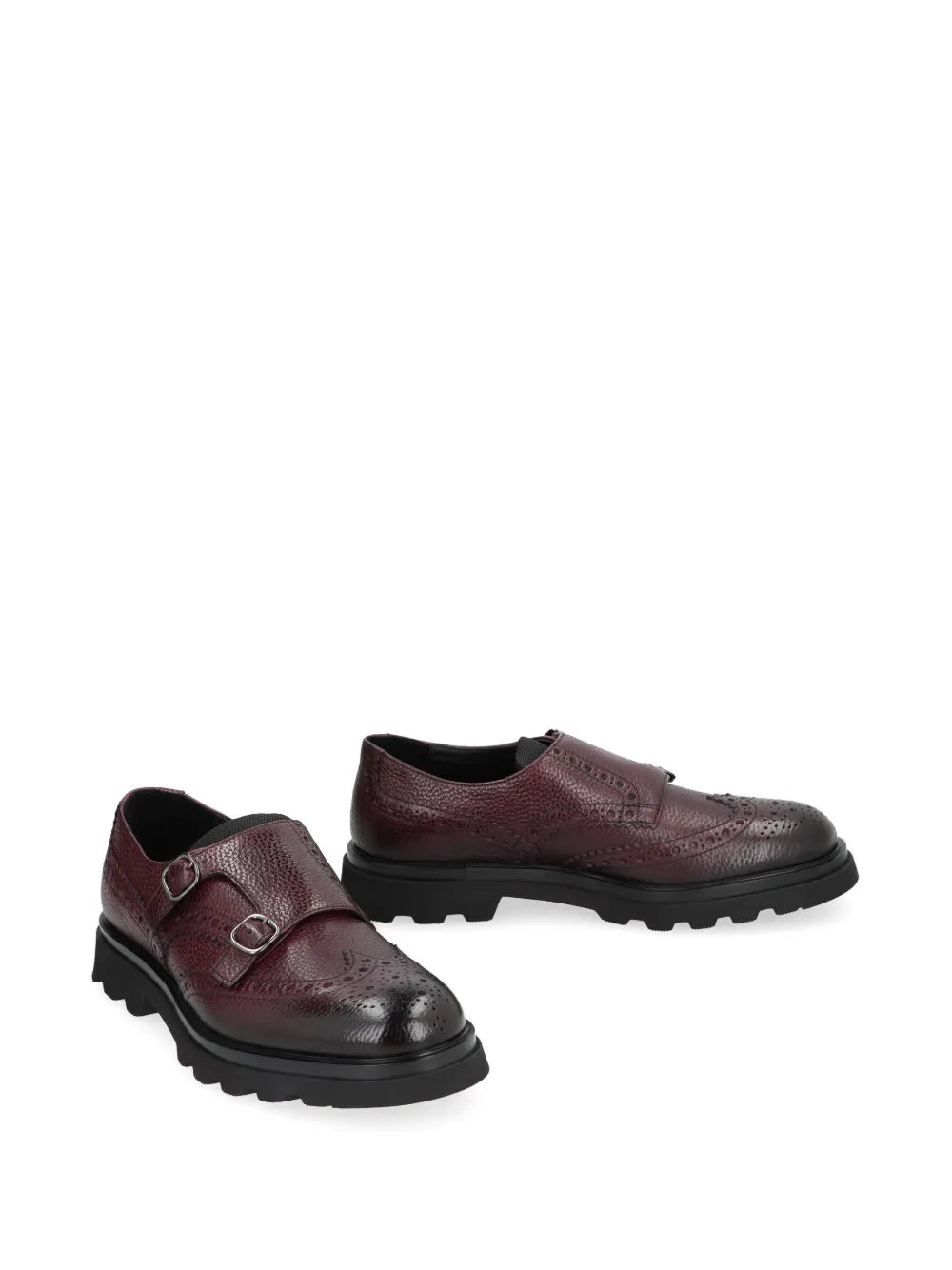 Doucal's leather monk shoes