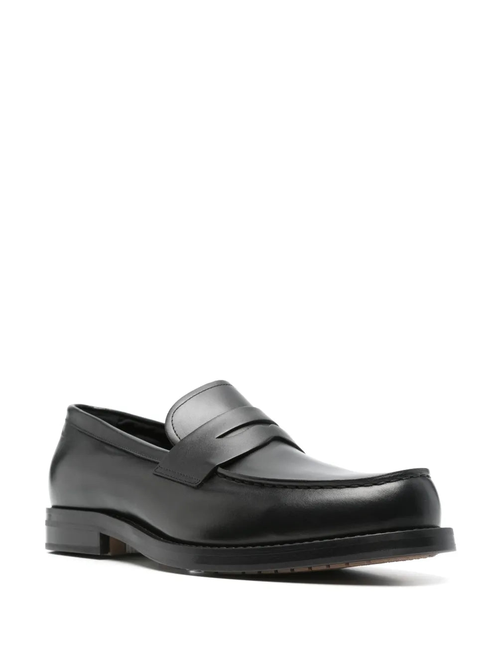 BOSS leather loafers