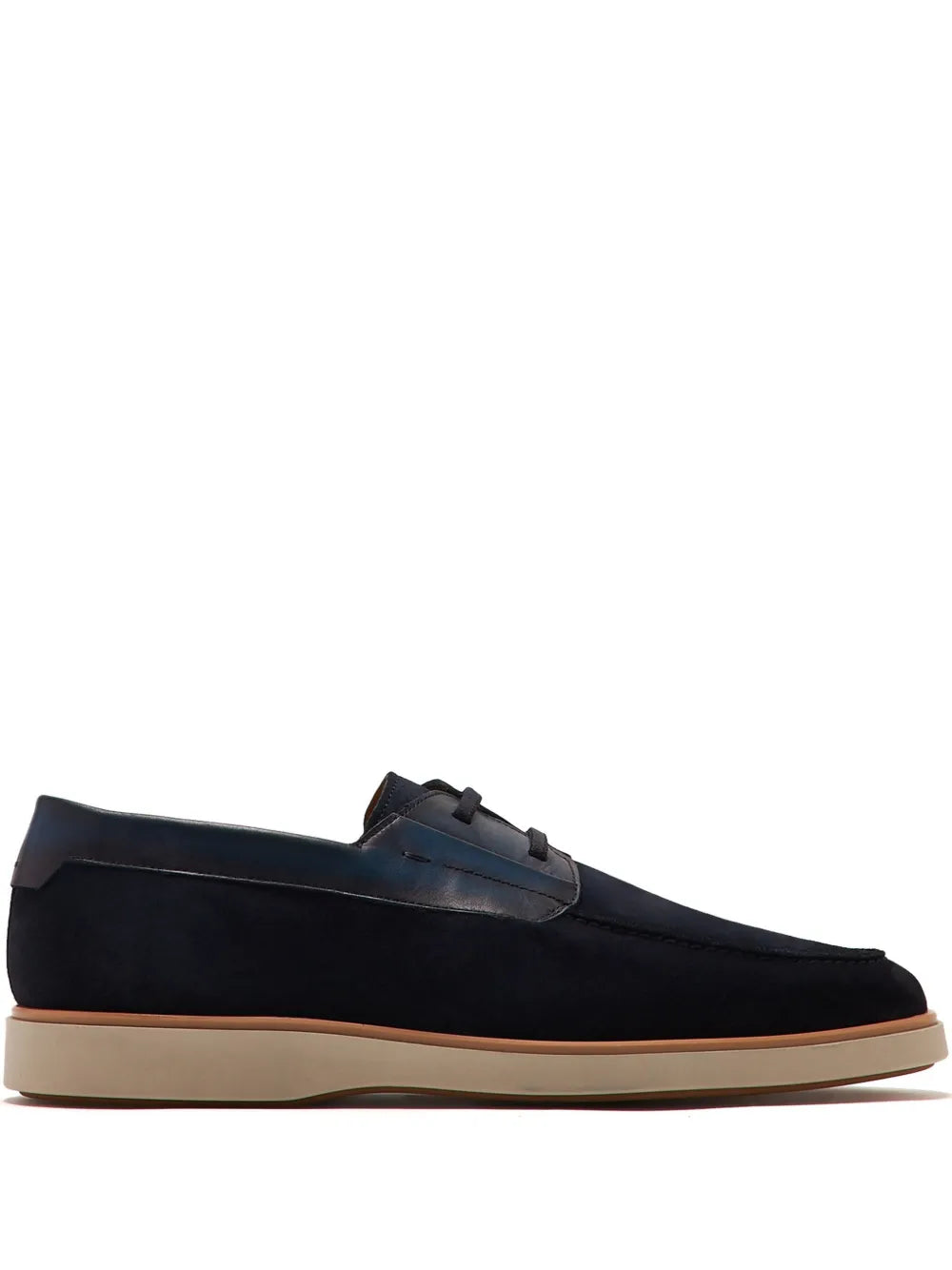 Magnanni suede boat shoes