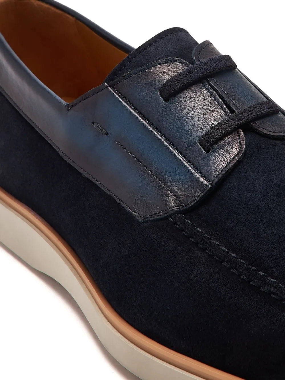 Magnanni suede boat shoes