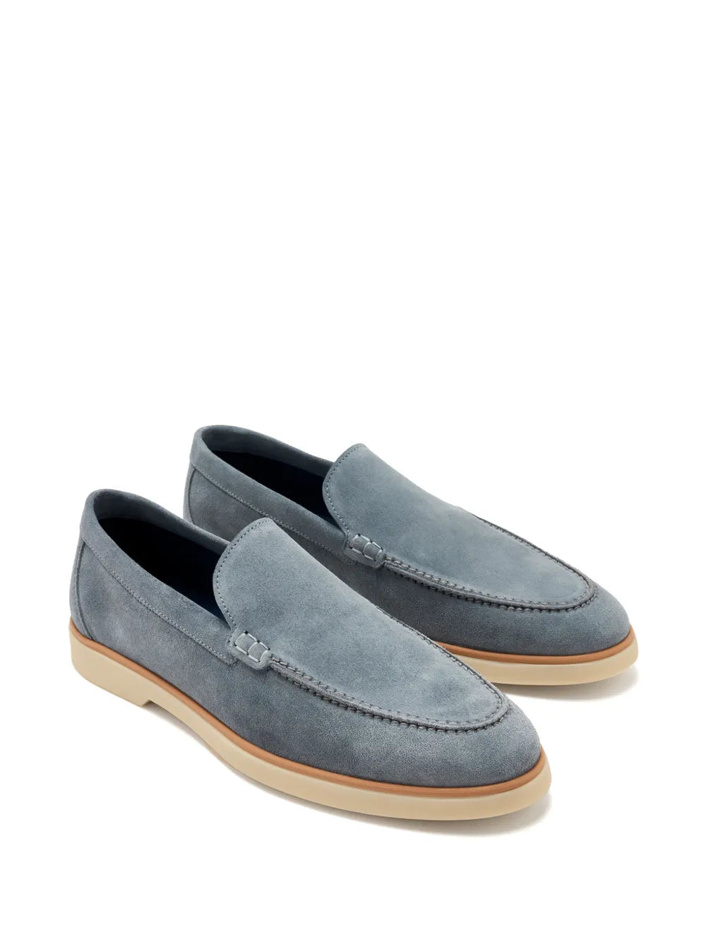 Magnanni suede loafers