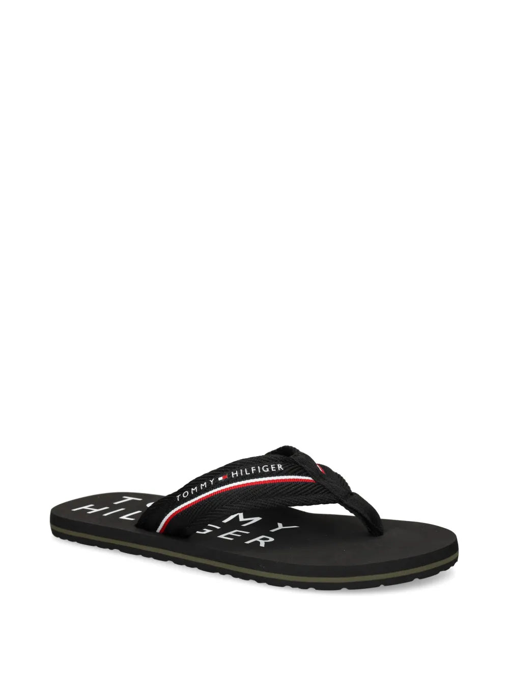 Tommy Hilfiger logo-print flip flops