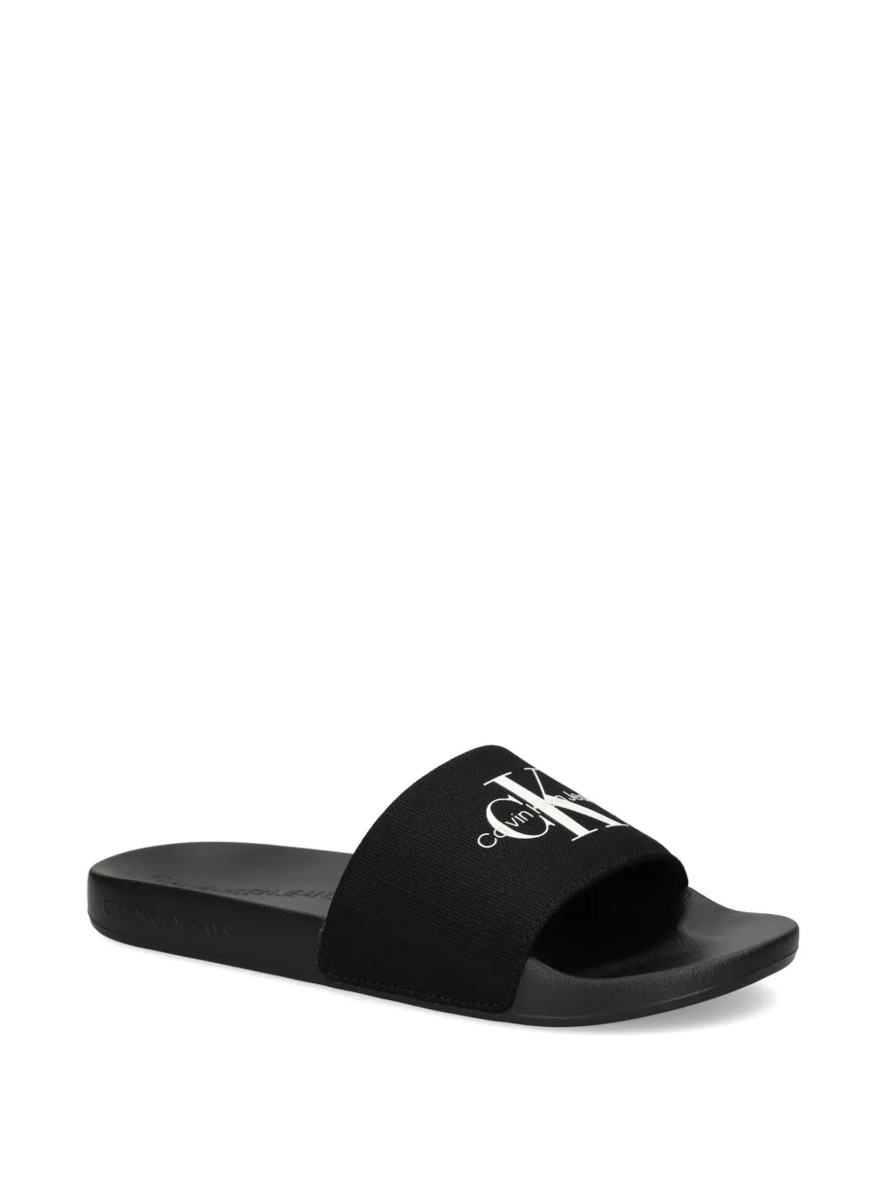 Calvin Klein Jeans logo-embellished canvas slides