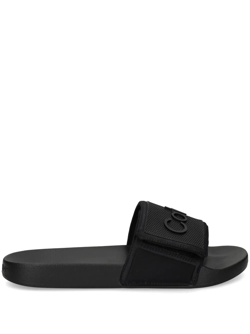 Calvin Klein Jeans logo touch-strap slides