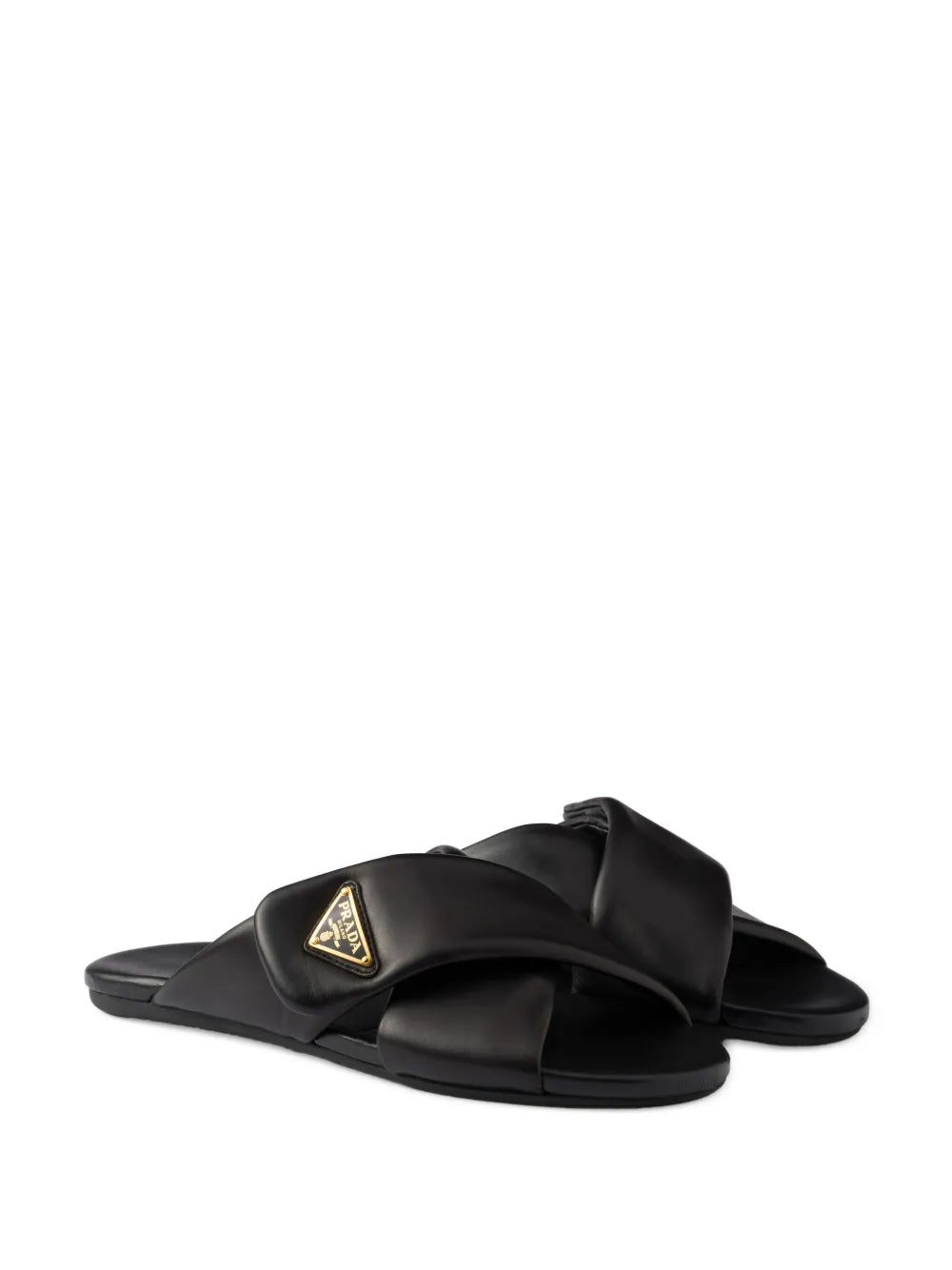 Prada Padded nappa leather slides