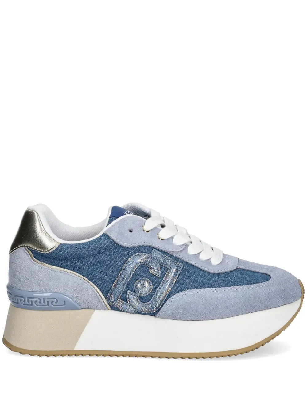LIU JO denim platform sneakers