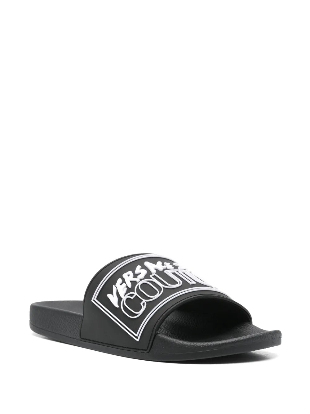 Versace Jeans Couture logo-embossed slides