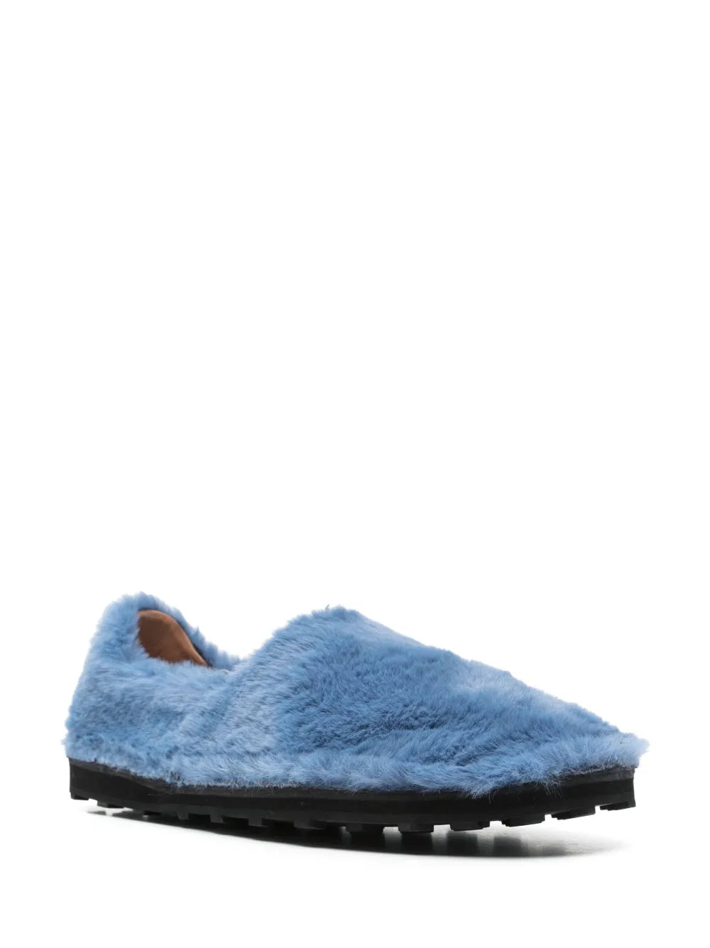 Marni faux-fur slippers