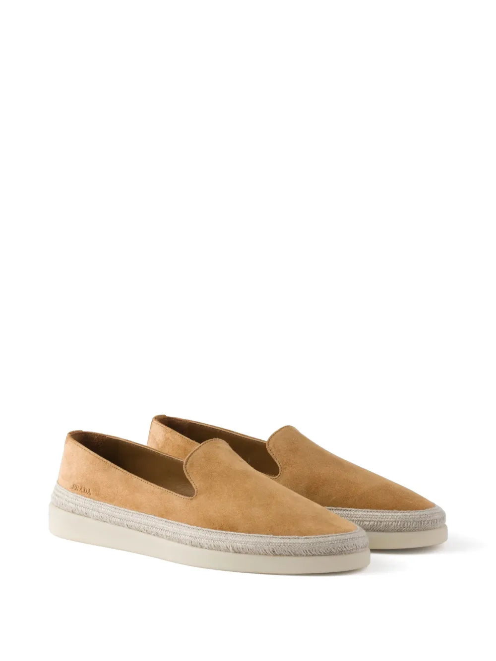 Prada suede loafers