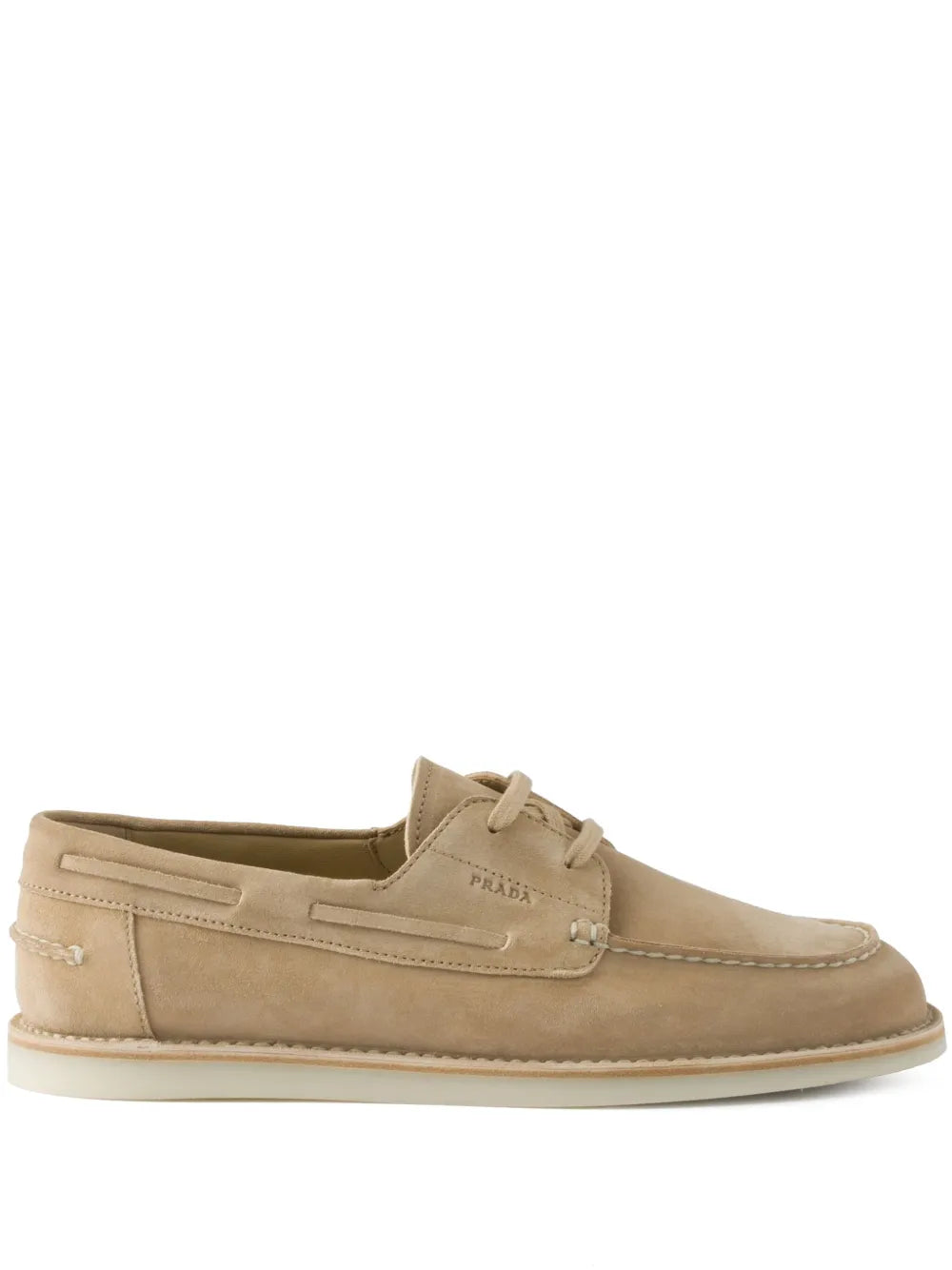 Prada bleached suede shoes