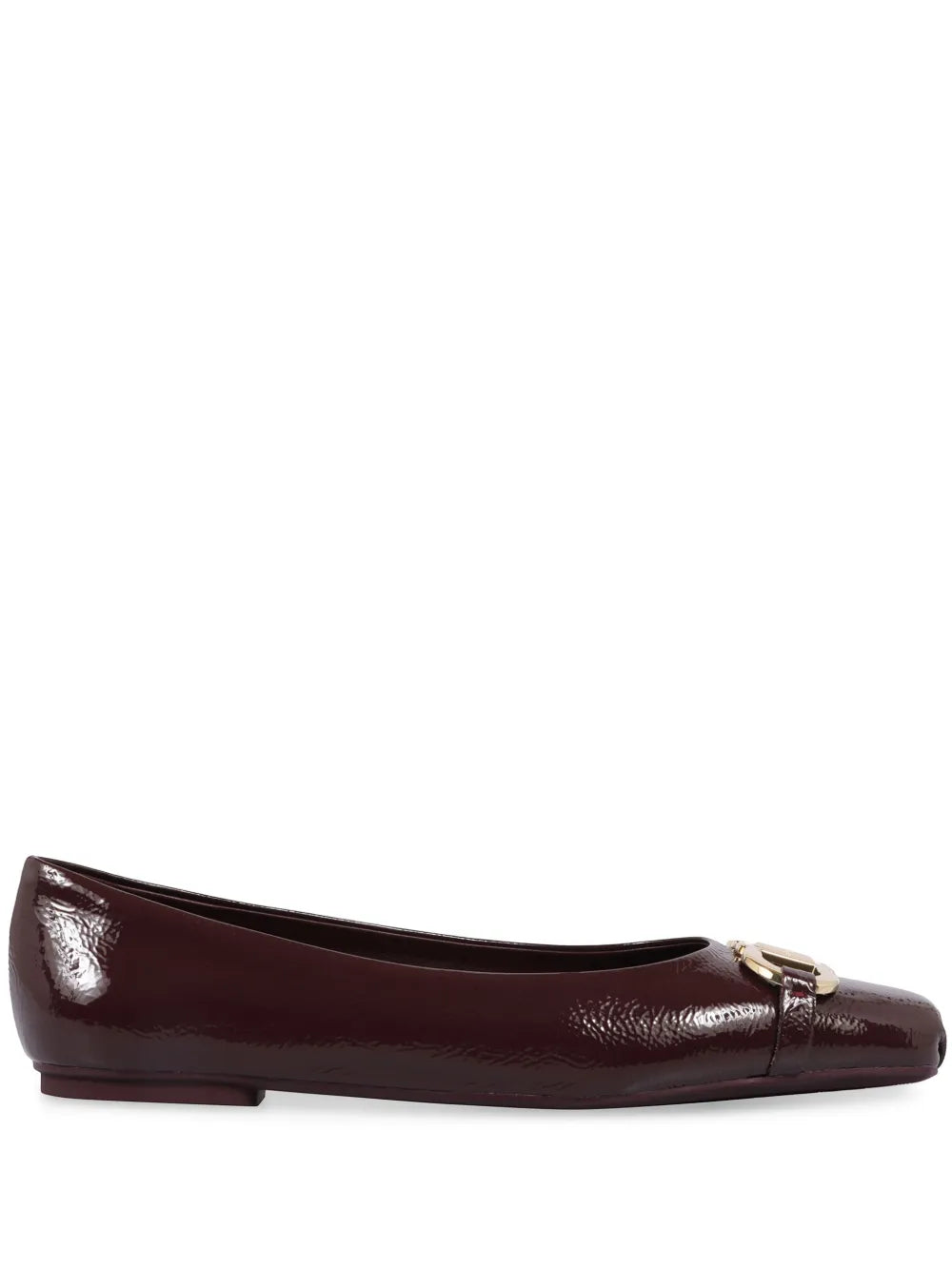 Ferragamo Gancini-plaque ballet flats
