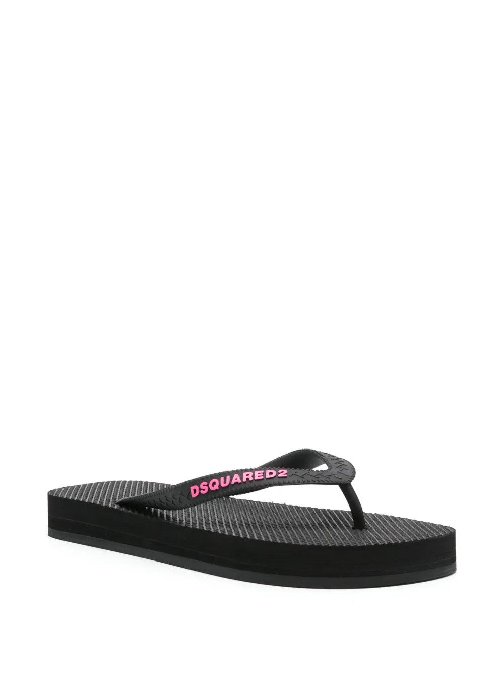 DSQUARED2 logo flip flops