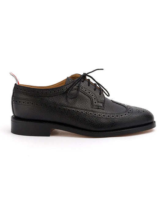 Thom Browne grain-textured leather oxfords