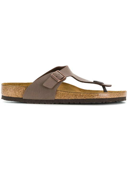 Birkenstock buckle detail flip flop sandals