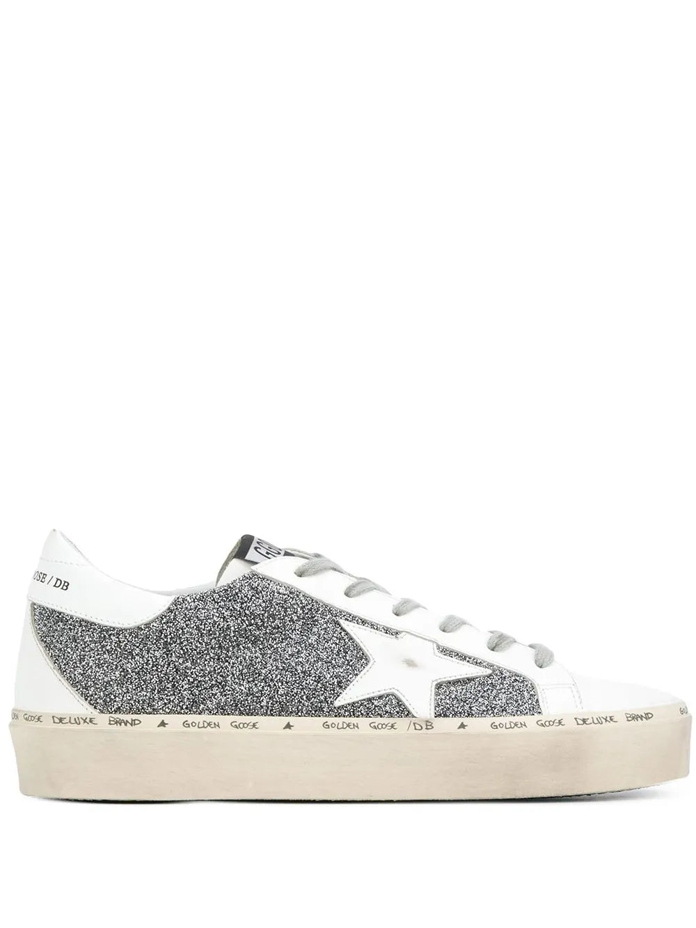 Golden Goose Hi Star glitter-embellished sneakers