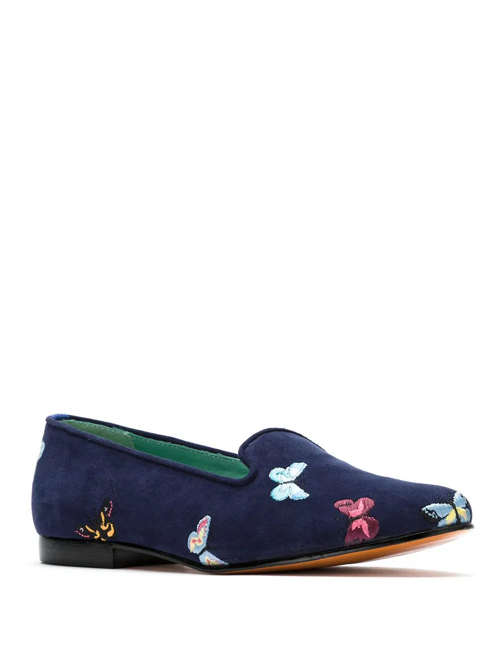 Blue Bird Shoes suede Borboletas slippers