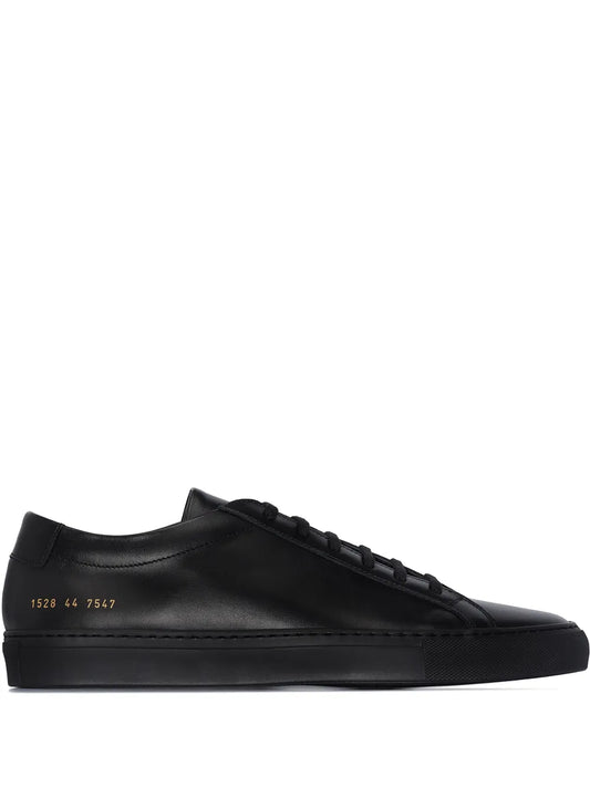 Common Projects black Achilles leather low-top sneakers