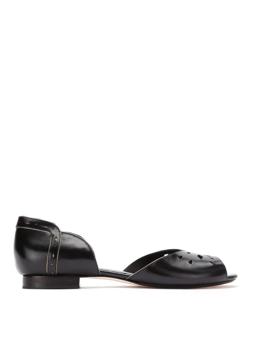 Sarah Chofakian leather ballerinas