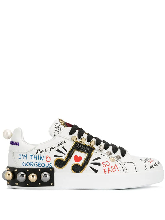 Dolce & Gabbana Portofino appliqué sneakers