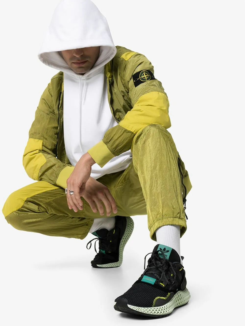 adidas ZX 4000 4D "Carbon" sneakers