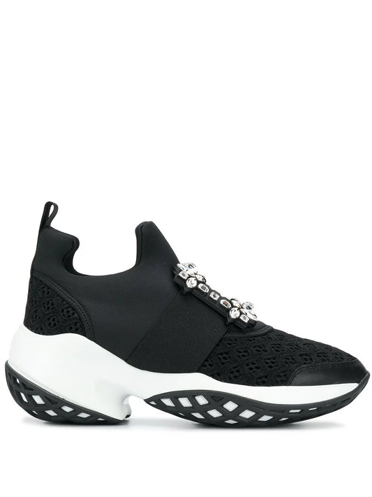 Roger Vivier embellished slip-on sneakers