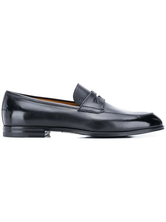 Bally Webb Men's Calf Leather Penny Loafer In Black 