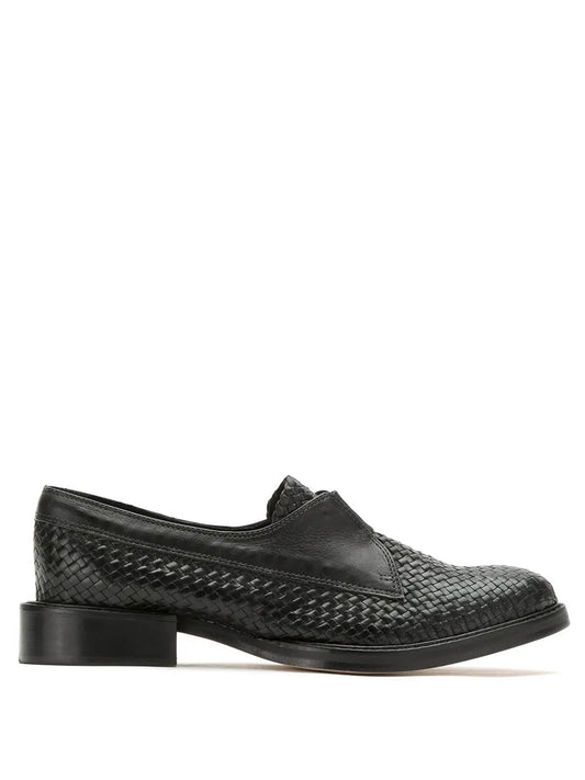 Sarah Chofakian woven-effect loafers