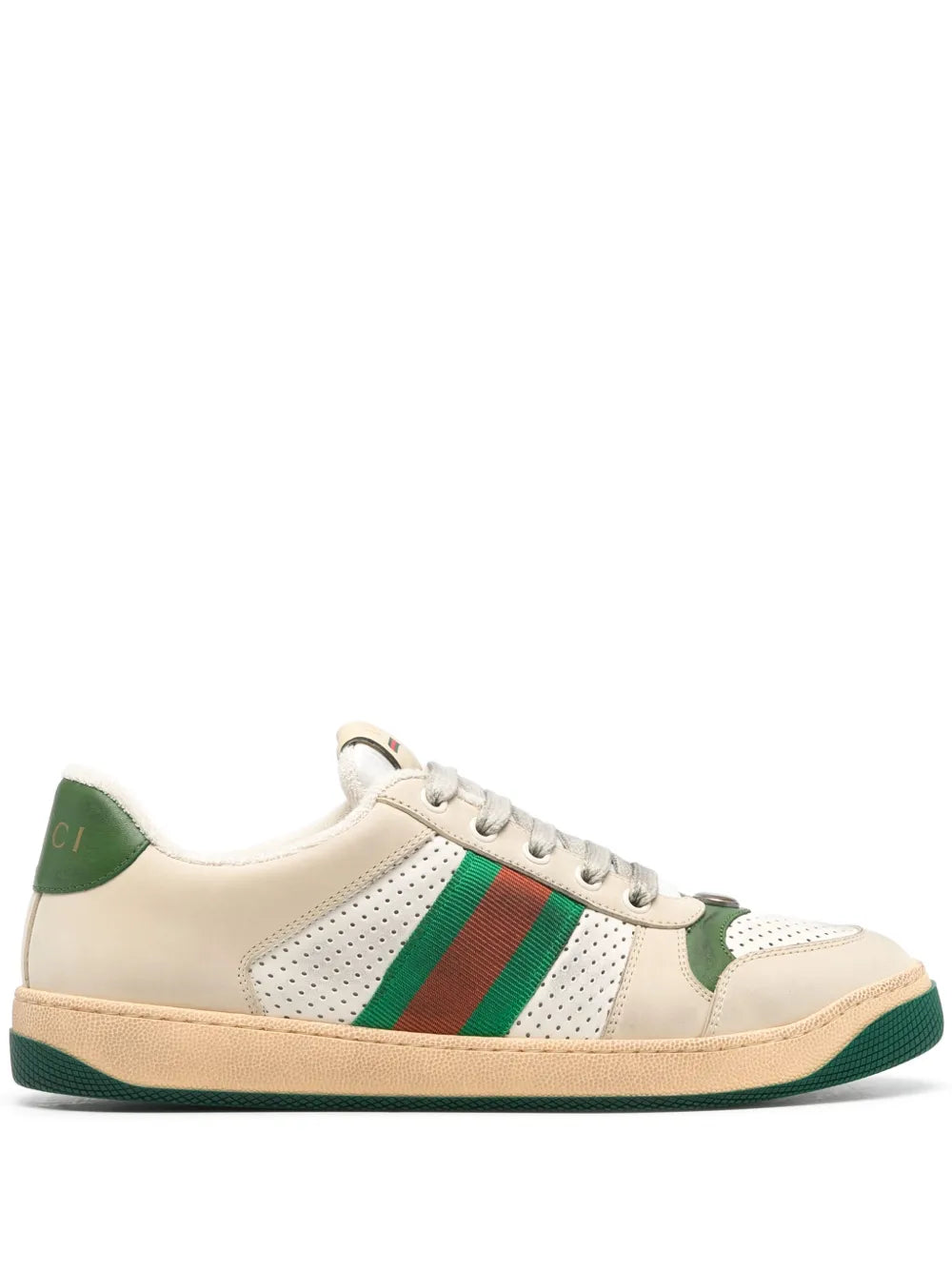 Gucci Screener panelled leather sneakers