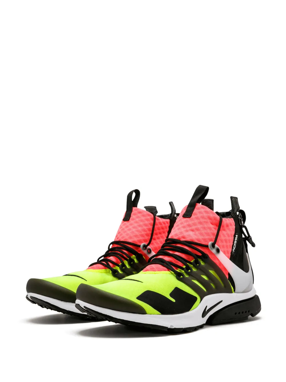 Nike x Acronym Air Presto Mid "Hot Lava/Volt" sneakers