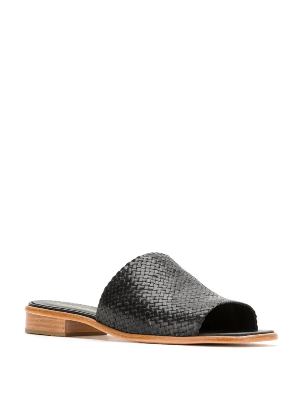 Sarah Chofakian textured leather slides